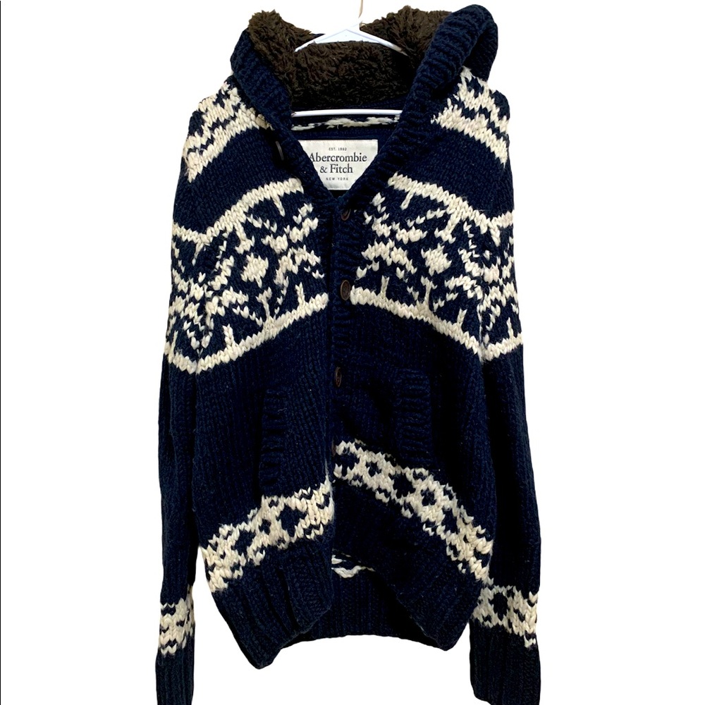 Abercrombie and Fitch wool hoodie szM
